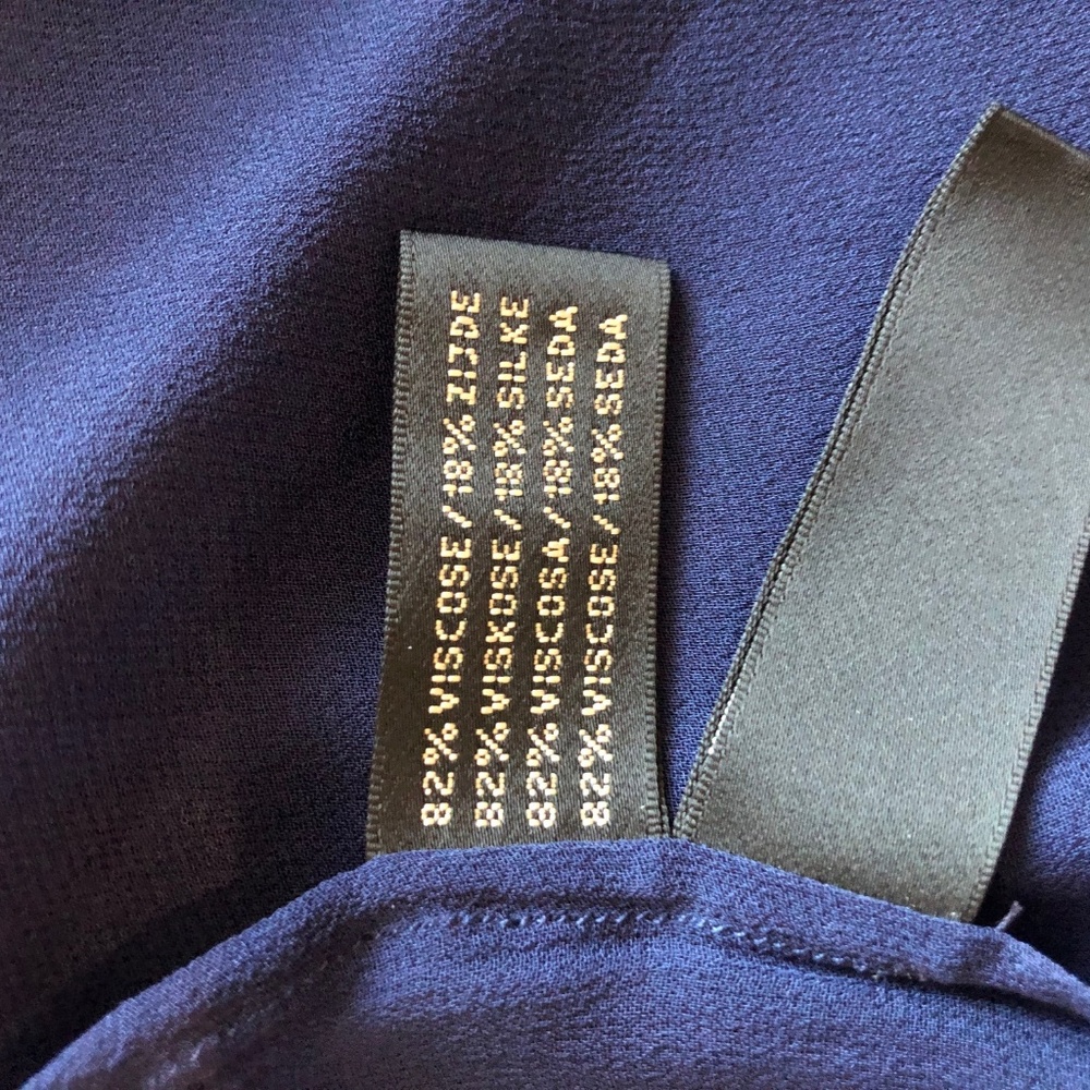 Ralph Lauren Velveteen Blue Paisley Gown